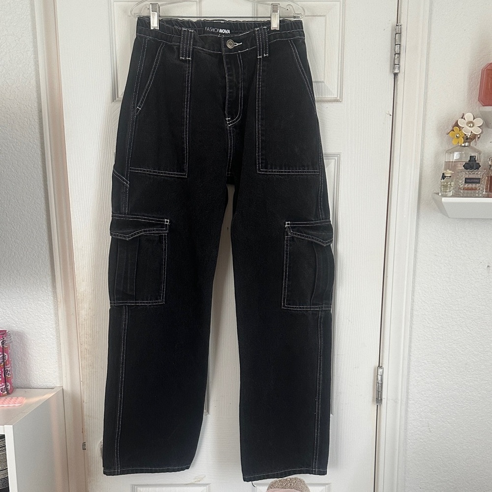 Fashion Nova Cargo Jeans